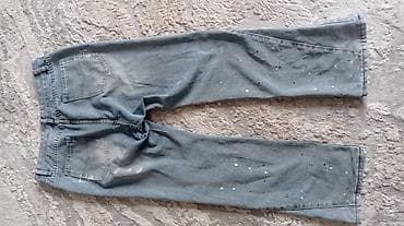 nike tech: Мужские джинсы, XL, Б/у, цвет - Голубой, Самовывоз — 2