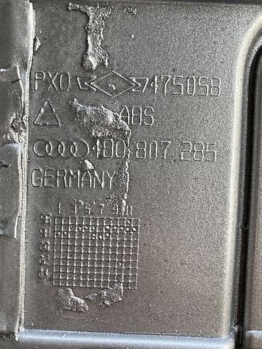 насадка глушител: Адаптер/кронштейн номерного знака Audi A6 C5 — 3