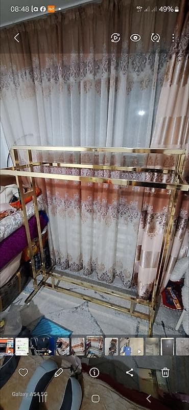 drying rack: Напольная вешалка-стойка для одежды с верхней полкой - Материал — 2