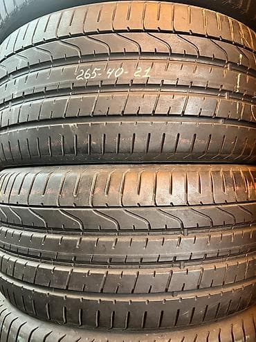 Транспорт: Шины 265 / 40 / R 21, Лето, Б/у, Пара, Италия, Pirelli — 1