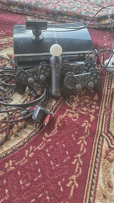 70 сом: PlayStation 3 (Fat) — комплект Что входит: - Консоль Sony PlayStation — 1
