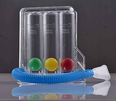 дыхательный апарат: Дыхательный тренажер, отличается от модели большим внутренним объемом — 2