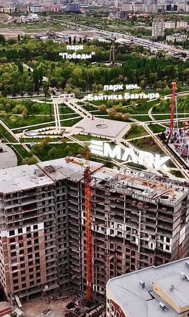 продаю квартиру район азия моол: 2 комнаты, 61 м², Элитка, 14 этаж, ПСО (под самоотделку) — 1