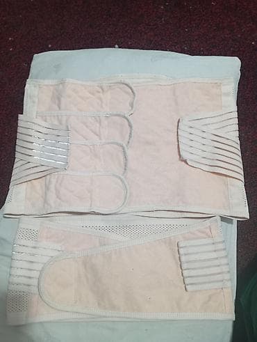 Послеродовой/поддерживающий бандаж Akasugu (бежевый) б/у - Комплект