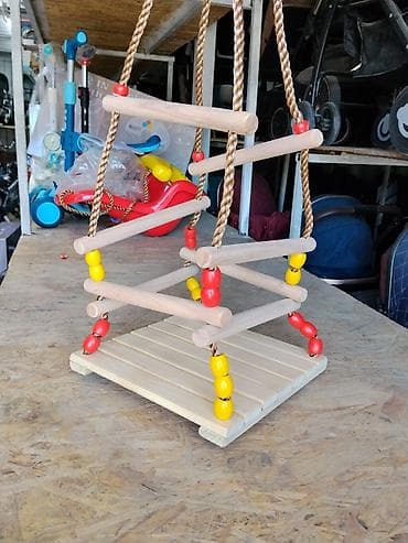 play zone: Детские качели, Подвесные Для дома, Дерево — 4