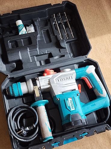 sds max: Перфоратор TOTAL Rotary Hammer 1050W в кейсе 📍 Адрес: 5 микрорайон — 6