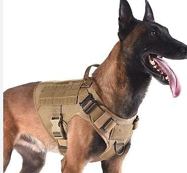 yeezy boost: Тактическая шлейка для собаки (цвет койот/песочный) - Конструкция из — 1