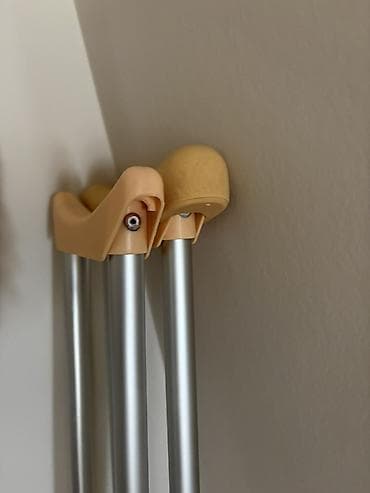 Градусники, тепловизоры: Подмышечные костыли, пара. - Материал: легкий анодированный алюминий — 1