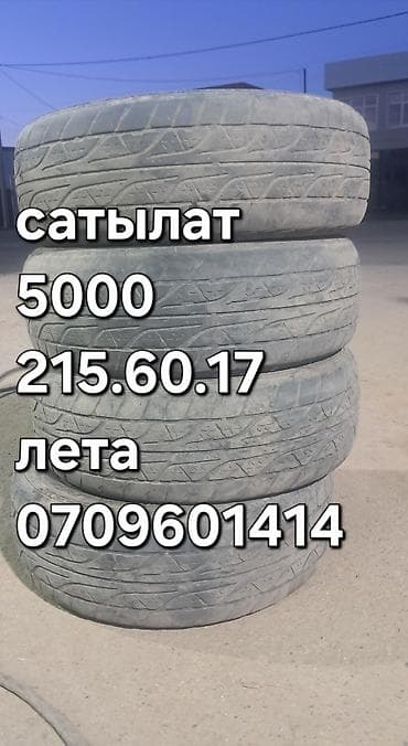 bmw 520i: Шины 215 / 60 / R 17, Лето, Комплект, Внедорожные (АТ/МТ), Dunlop — 1