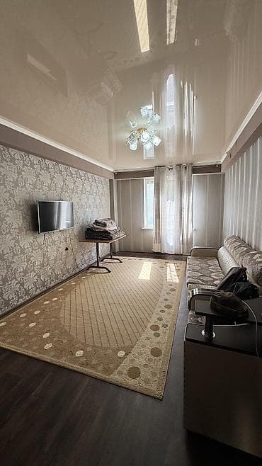 московский тыныстанова: 2 комнаты, 64 м², Тунгуч мкр Элитка, 2 этаж, Евроремонт — 1