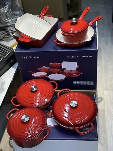 Набор чугунной посуды AIDEMA — Cast Iron Dutch Oven Set Состав