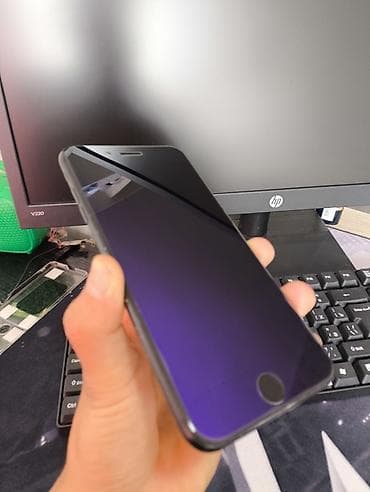 mi band 10: IPhone 7 Plus, Б/у, 128 ГБ, Черный, Зарядное устройство, Защитное стекло, Чехол — 4