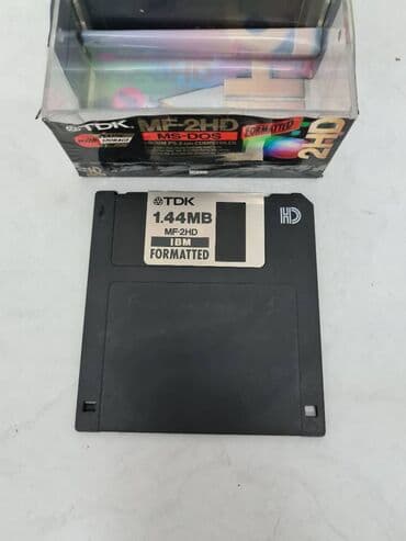 диск для компьютера: Дискеты TDK 1.44 Mb Цена за 1/шт. Флоппи диск Floppy disk 1.44 Mb — 1
