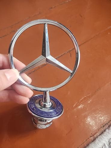 Шины и диски: Эмблема-орнамент на капот для Mercedes-Benz (классическая «звезда» с — 3