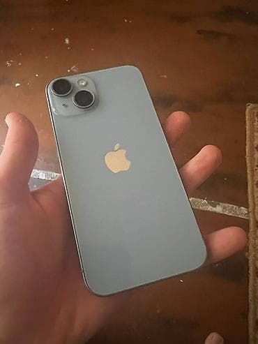 s 21 fe: IPhone 14, Б/у, 128 ГБ, Голубой, Кабель, 81 % — 2