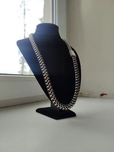 продаю золотую цепочку: Серебряная цепь Мегапитон Серебро 925 проба Ручная работа Цепь — 3