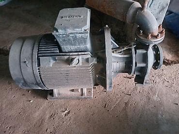 Промышленный насосный агрегат GRUNDFOS с электродвигателем SIEMENS