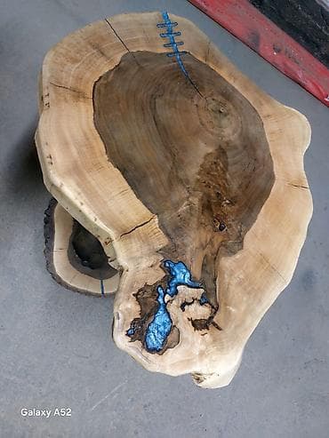 Бычуучу столдор: Авторская мебель и декор из массива дерева с эпоксидной смолой - — 1