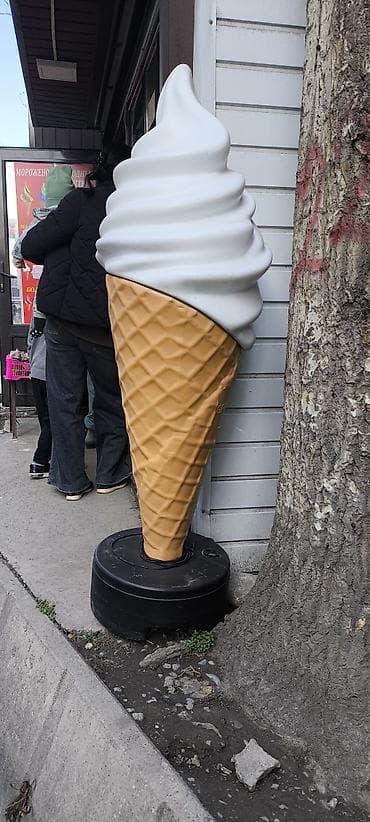 рекламный: Рекламная фигура «Мороженое» для улицы/интерьера. Есть Б/У 30000 сом — 2