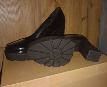 туфля: Туфли, 37, Б/у, цвет - Черный, Самовывоз, Платная доставка — 4