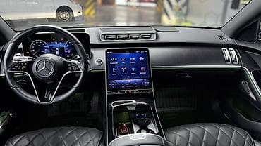 Транспорт: Mercedes-Benz S-Class: 2023 г., 3 л, Автомат, Бензин, Седан — 4