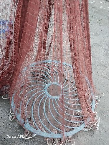 мото кийим: Кастинговая сеть для рыбалки с центральным кольцом в хорошем состоянии — 2