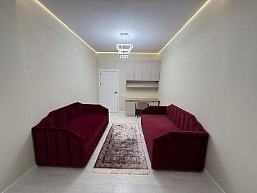 discovery studio: 3 комнаты, 102 м², Асанбай мкр Элитка, 12 этаж, Дизайнерский ремонт — 7