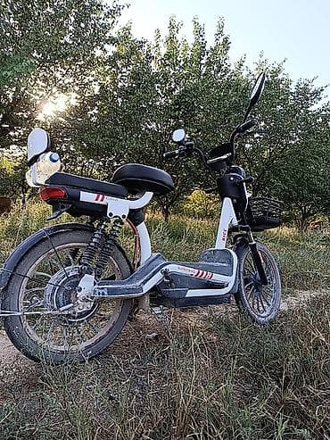 ск шерой: Электровелосипед/электроскутер «SUPER BIKE» (белый) - Компоновка — 4