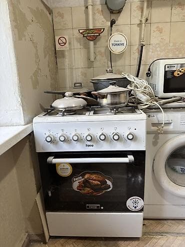Газовая плита Ferre с духовкой Плита в строительной пыли, просто нужно lalafo.kg да Газовая плита Ferre с духовкой Плита в строительной пыли, просто нужно