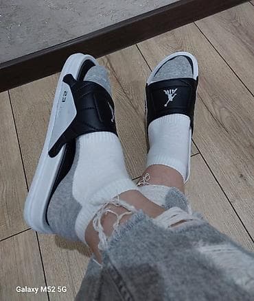 lining flex: Мужские сандалии, 40, 40.5, 41, Air Jordan, Новый, цвет - Черный, Самовывоз — 5