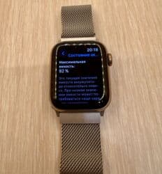 Балдар үчүн акылдуу сааттар: Продаю Apple watch Stainless Steel series 4 40mm gold. ❌Обмена нет! — 11