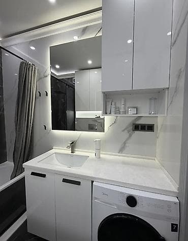 sky: 2 комнаты, 60 м², Рынок Баят/Азиз 106 серия улучшенная, 1 этаж, Дизайнерский ремонт — 8