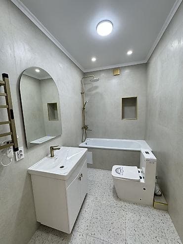 пол дом бишкеке: 2 комнаты, 50 м², Элитка, 6 этаж, Евроремонт — 9