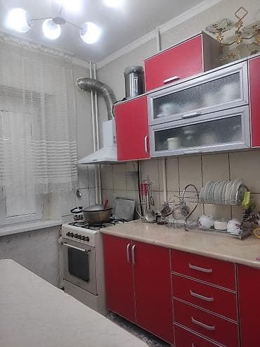 квартира ош 1 комнат: 3 комнаты, 63 м², 2 этаж, Косметический ремонт — 4
