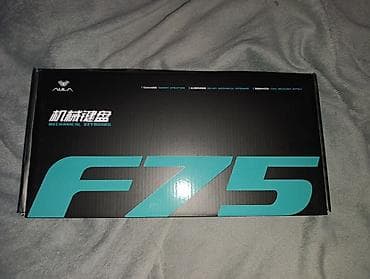 blu: Клавиатура, Aula, Механическая, Bluetooth, Проводное подключение, Размер: 75% — 3