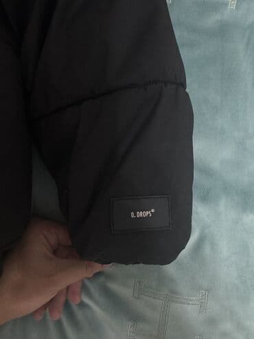 pull bear: Мужская куртка, L, Bershka, Б/у, цвет - Черный — 8