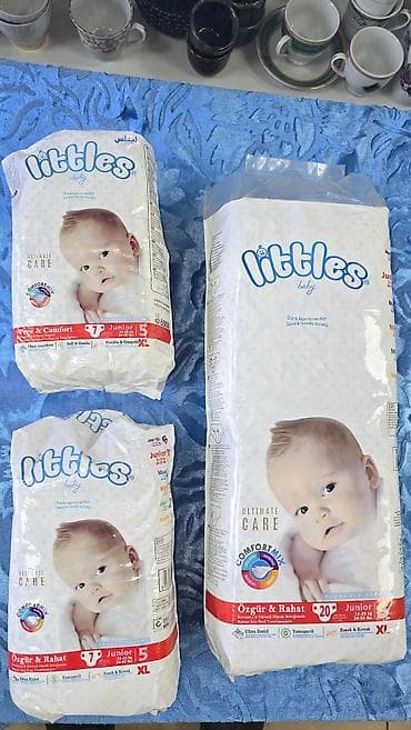 койдун башы: Подгузники 4, 4плюс и 5ка, Турция "Littles", пачка 7 штук за 90 и — 1