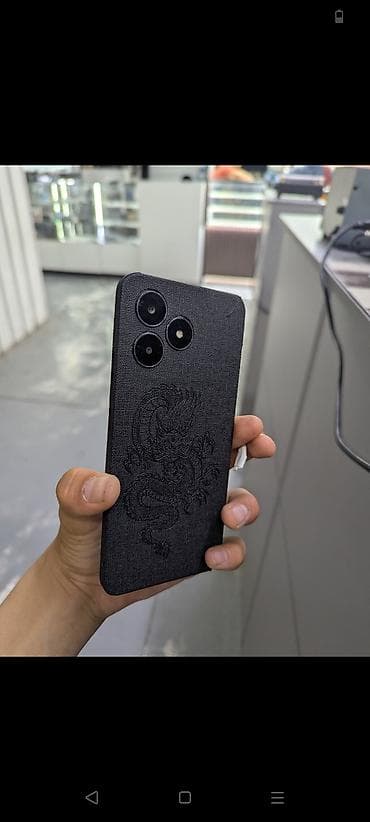 bx50 dual lens: Realme C51, Б/у, 128 ГБ, цвет - Черный, 2 SIM — 1