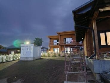 канек на крышу: Навес, Односкатный, Металл, Поликарбонат, Установка — 4