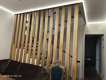 лес брус: Деревянная лестница Для дома, Форма лестницы: Прямая, Стиль: Классический — 5