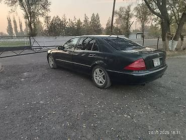 бишкек авто рынак: Mercedes-Benz S-Class: 2001 г., Седан — 1