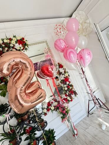 Воздушные шары и праздничные композиции - Гелиевые шары различных