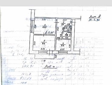 Недвижимость: 2 комнаты, 33 м², Индивидуалка, Вефа ТЦ Индивидуалка, 3 этаж, Старый ремонт — 2