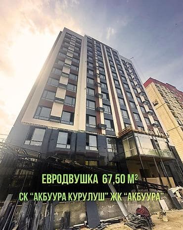 продаю элитку жк бруклин: 1 комната, 68 м², Элитка, 11 этаж, Готовая ПСО (под самоотделку) — 3