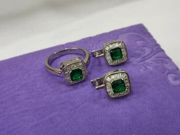 свадебные наборы ручной: Набор украшений, Проба 925, Женские, Новый — 2