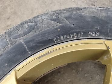 шина бу 15: Колеса в сборе 215 / 55 / R 17, Б/у, Комплект, Легковые, Литые, отверстий - 5 — 6