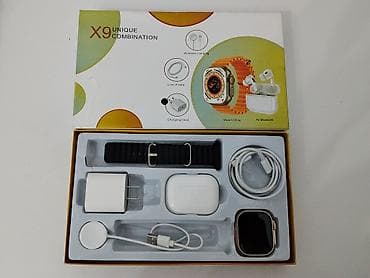 блок питаня: Набор X9 Unique Combination: смарт‑часы + беспроводные наушники + — 1