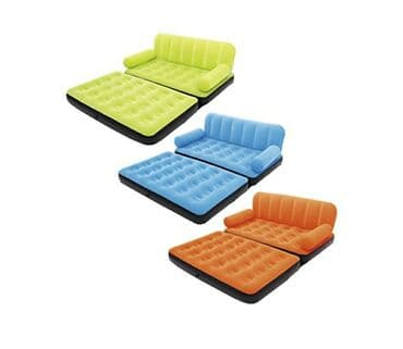 надувные диваныматрасы для сна: Надувной диван, Новый, Самовывоз, Бесплатная доставка, цвет - Оранжевый — 4