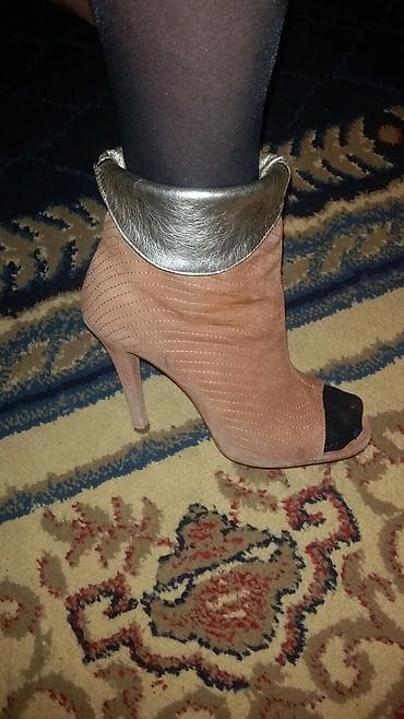 черные замшевые ботильоны: Продам замшевые супер модные ботильёны. размер 37 — 4