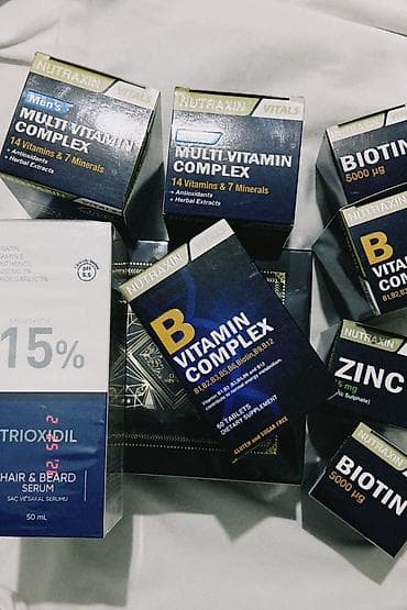 biotin: Биотин, Для роста волос, Для взрослых, Турция, Таблетки — 2